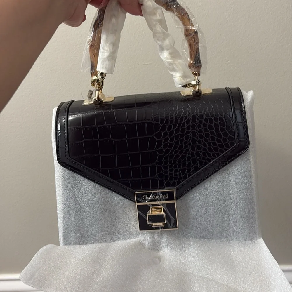 Charlotte Reid Black Handbag - Picture 11 of 14